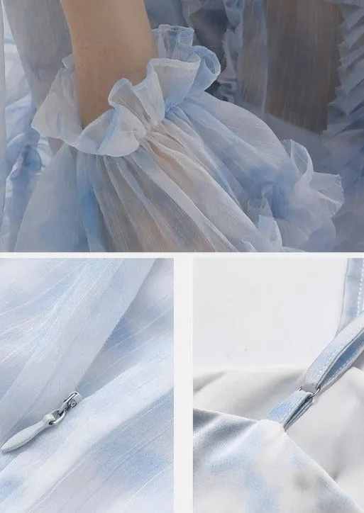 TULLE DRESS AND LONG CAMISOLE SET