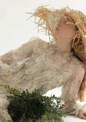 TULLE DRESS AND LONG CAMISOLE SET
