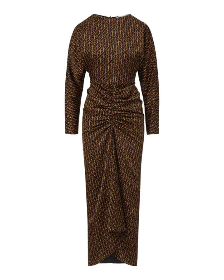 Veronica Beard Sabri Stirrup Print Dress