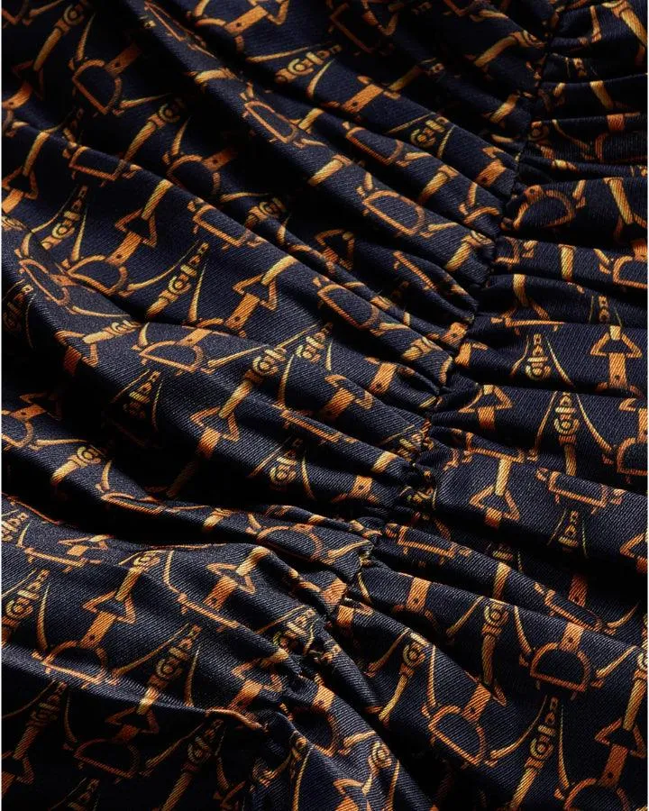 Veronica Beard Sabri Stirrup Print Dress