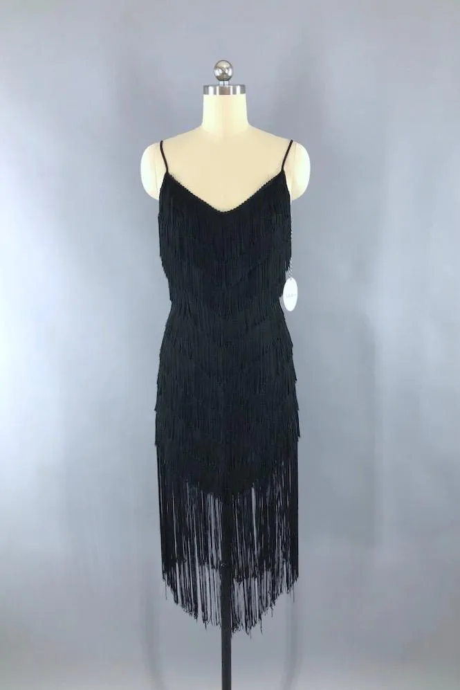 Vintage 80s Flapper Dress