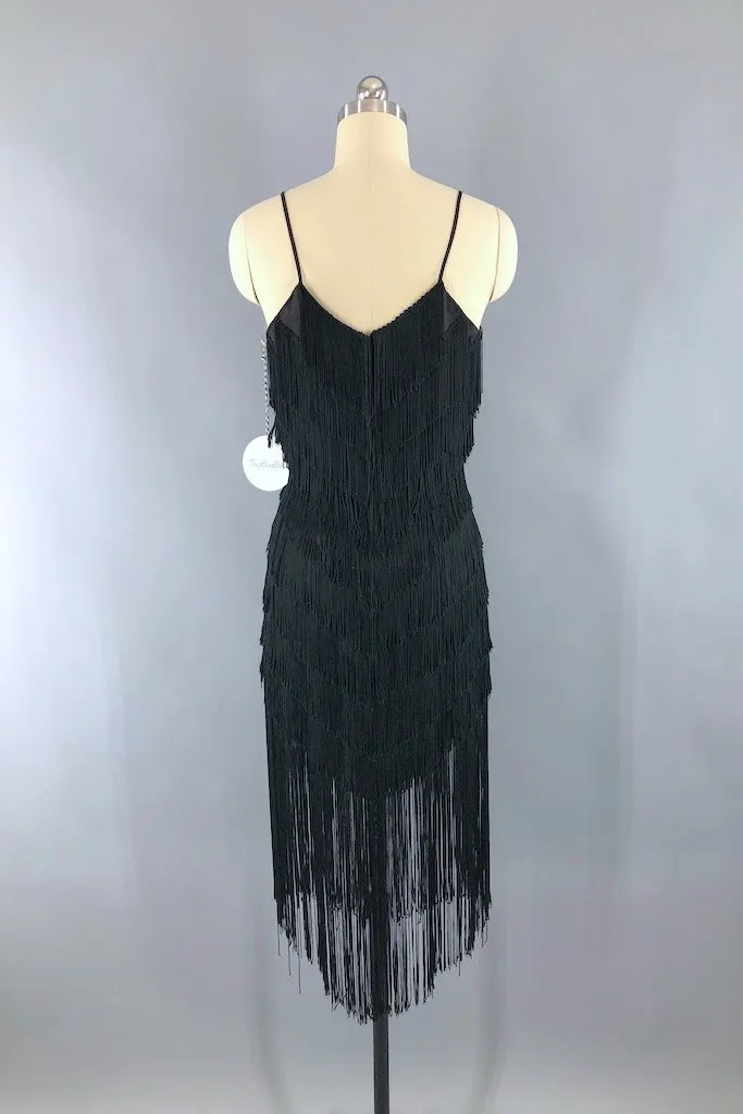 Vintage 80s Flapper Dress