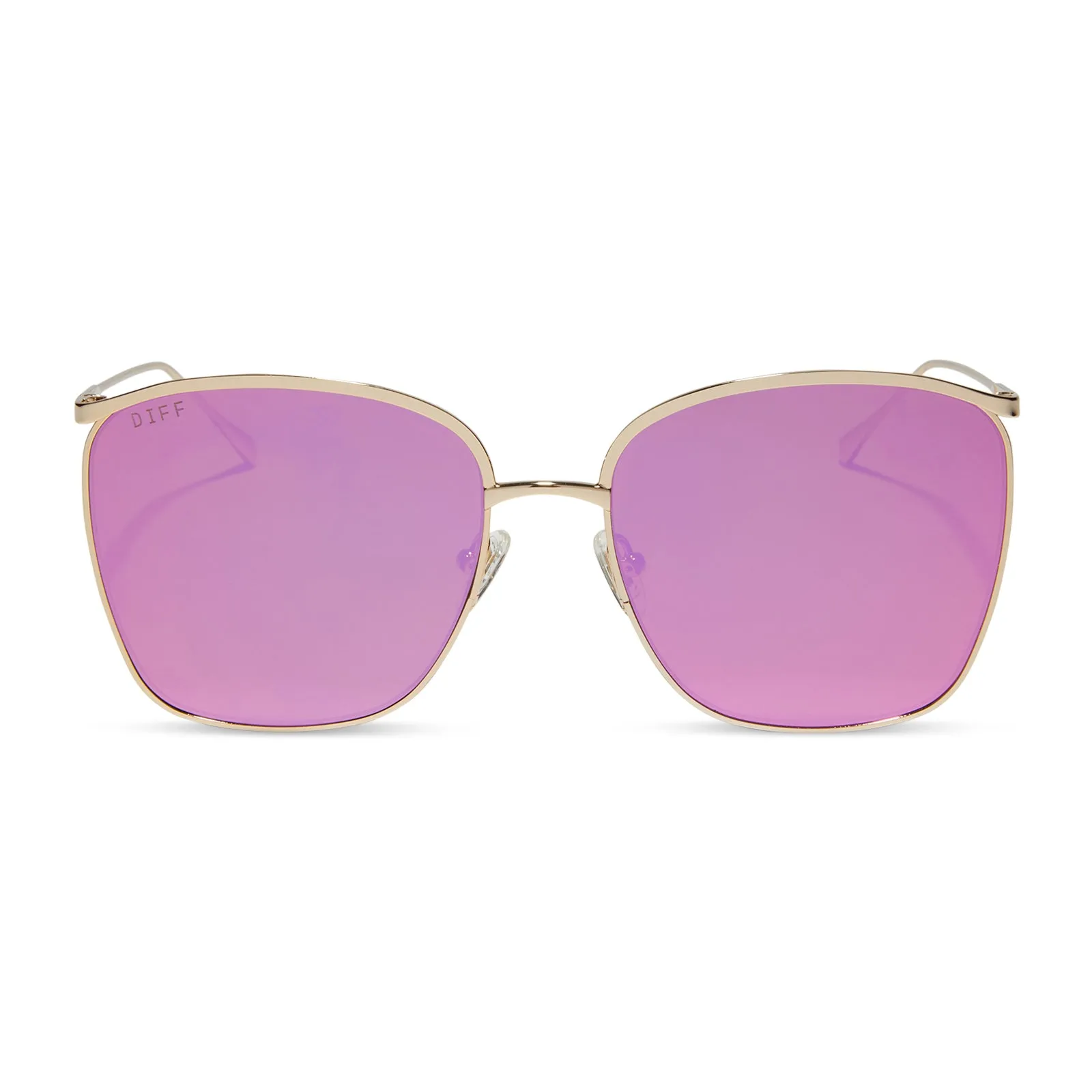 VITTORIA - GOLD   PINK RUSH MIRROR SUNGLASSES
