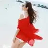 Women Sexy Chiffon Bikini Cover Up Beach Swimwear Dress Scarf Pareo Sarong Wrap